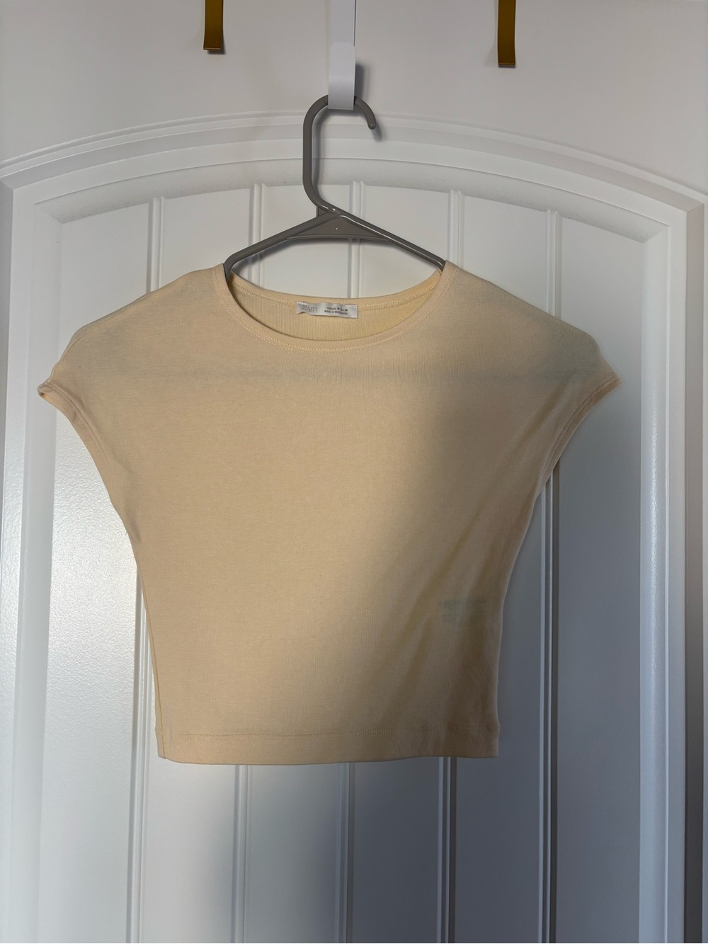 Zara Yellow Crop Top